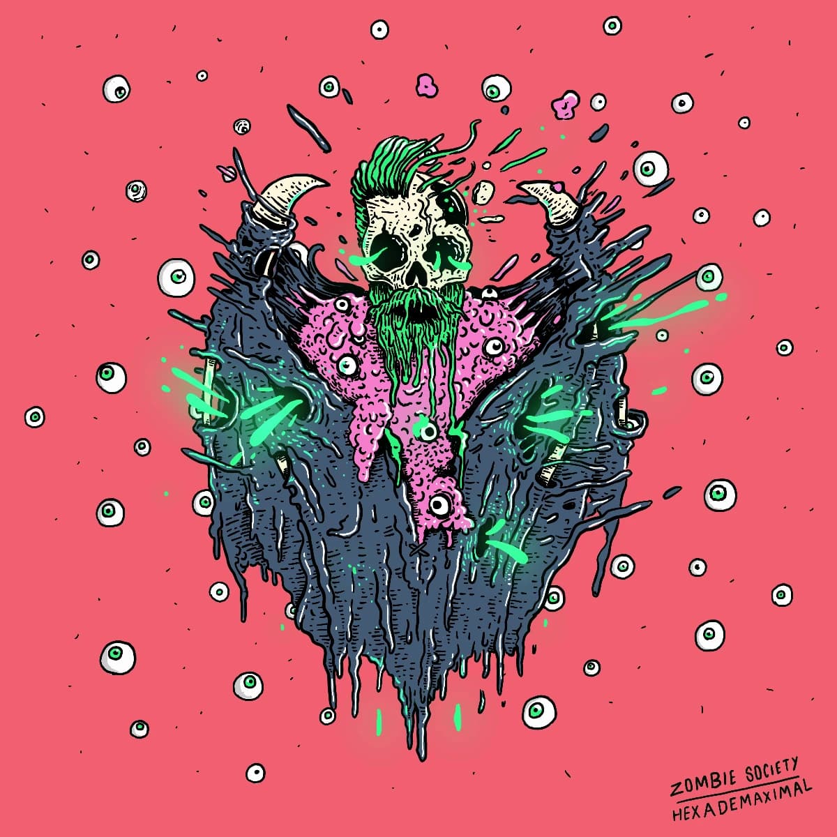 Hex vs Potluck's Creatures of the Cave - NFT collection - unique piece